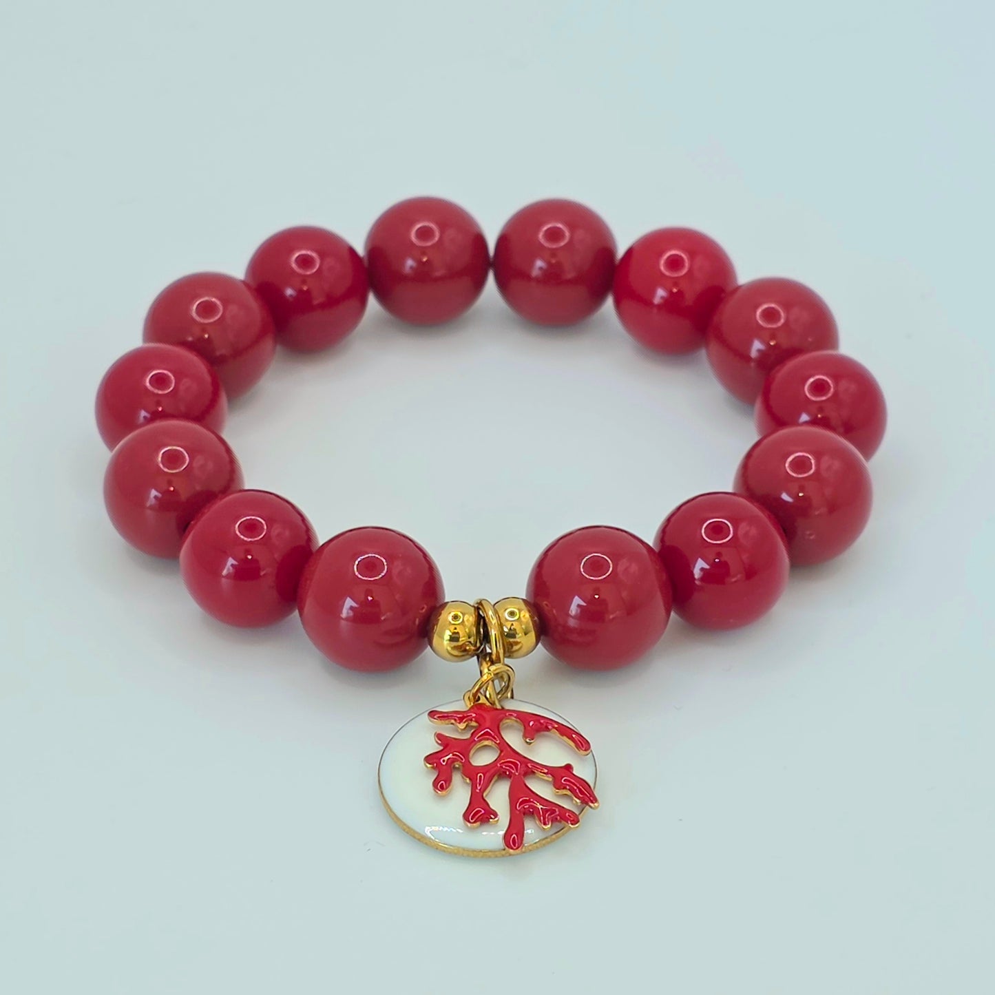 Armband Gr. S/M "Deep Red Ocean"