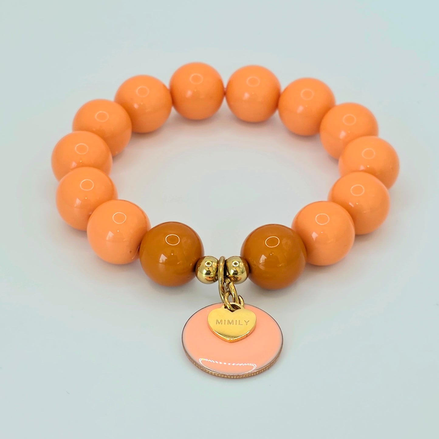 Armband Gr. S/M "Cinnamon Orange"