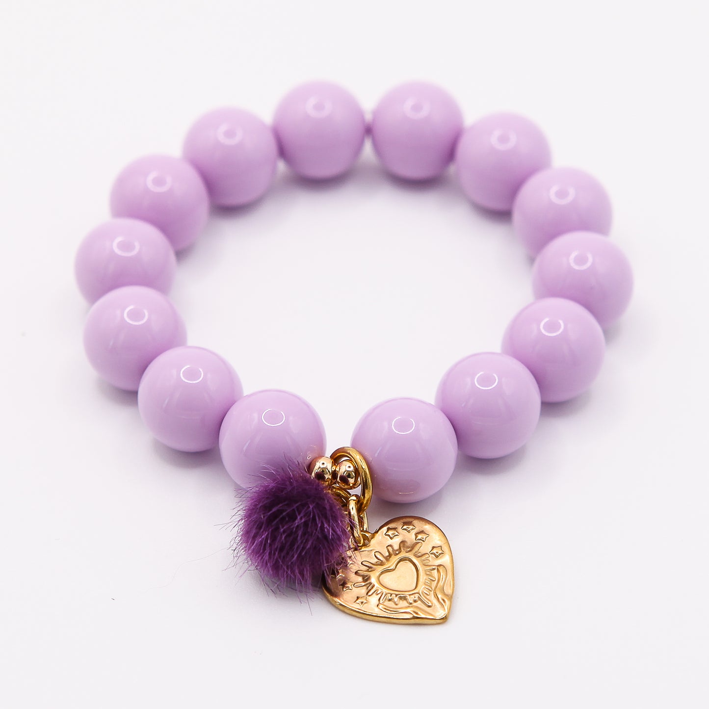 Armband Gr. S/M "Flieder Fieber"