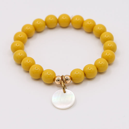Armband Gr. S/M "little joy - yellow"