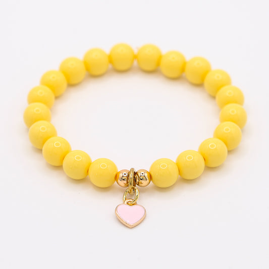 Armband Gr. M/L "little joy - yellow"
