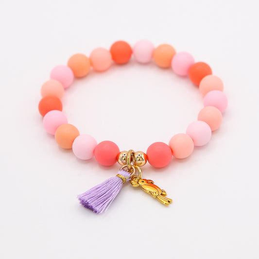Armband Gr. M/L "little matt: tropic pink"