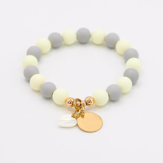 Armband Gr. M/L "little matt: grey soft"