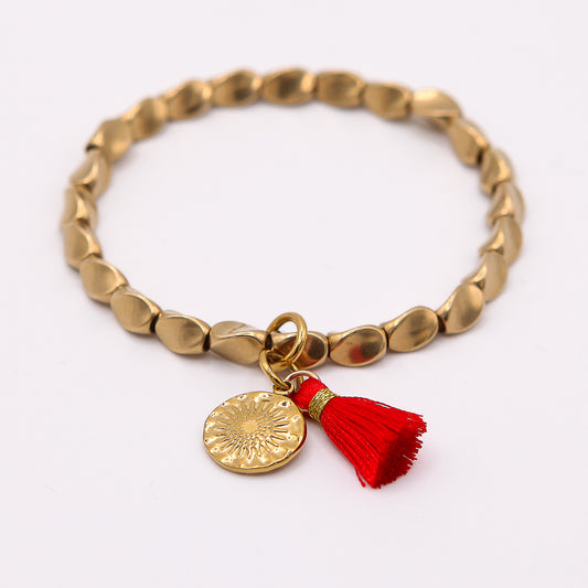 Armband "Tibet Lucky Charm" Red
