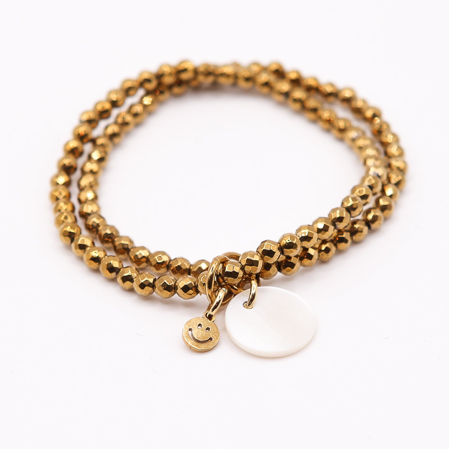 Armband Hämatit "Glam Girl" Smile