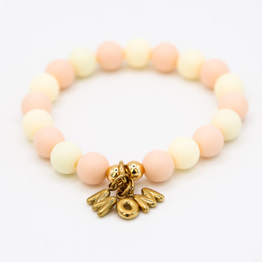 Armband WOW MOM "little matt soft rose"
