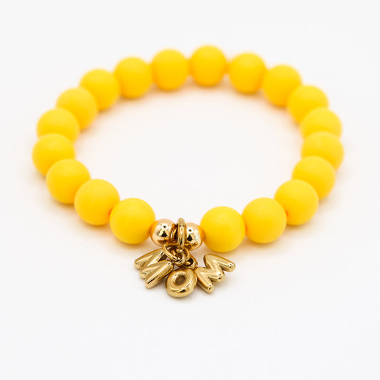 Armband WOW MOM "little matt yellow"