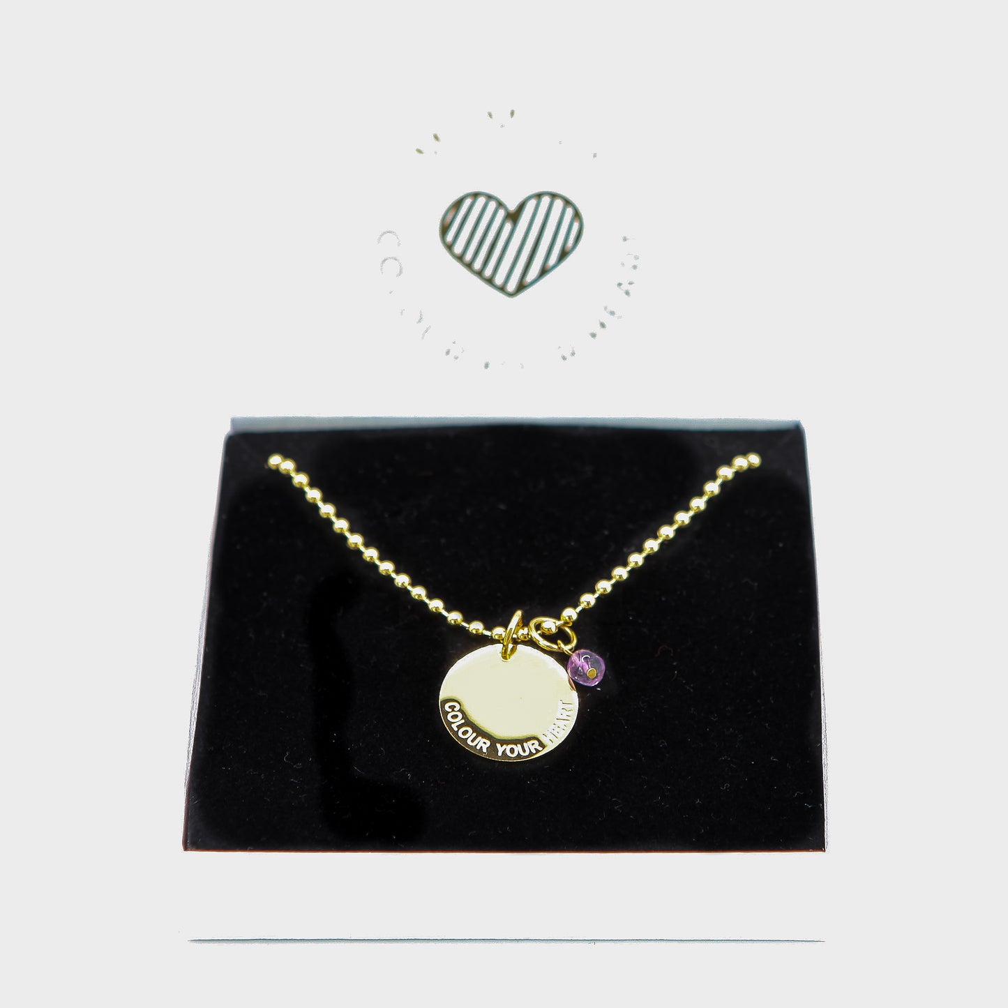 Halskette "Colour Your Heart" Coin/15