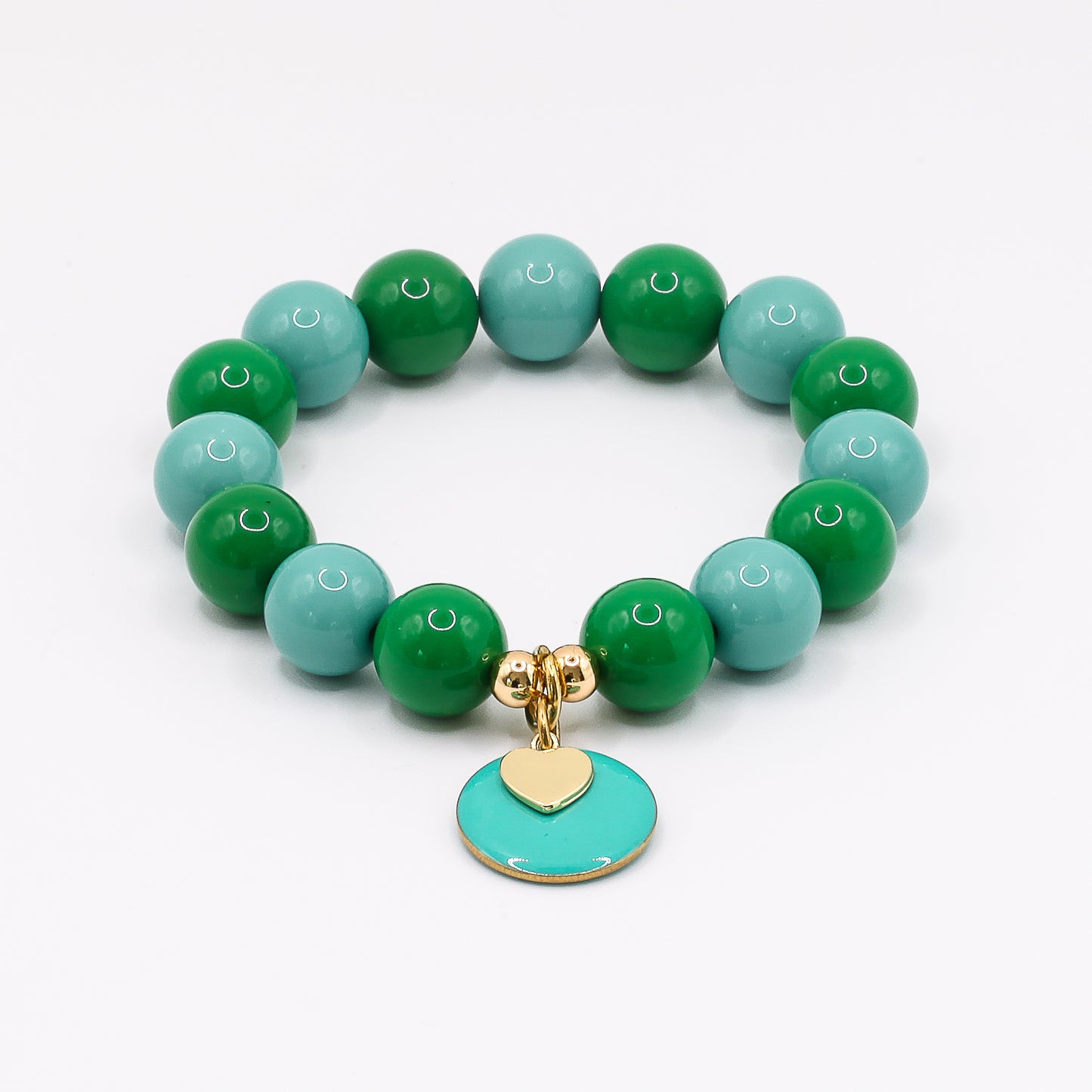 Armband Gr. M/L "Smokey Green"