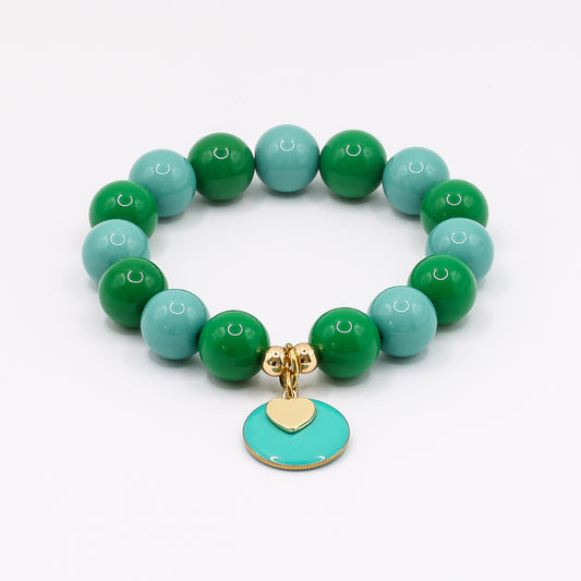 Armband Gr. M/L "Smokey Green"