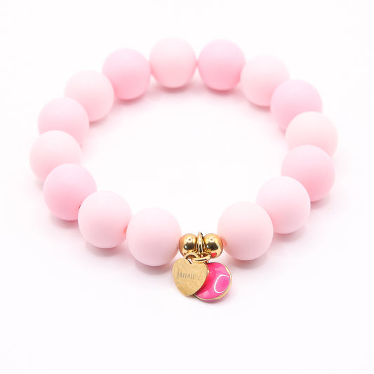 Armband Gr. M/L "Rosa Wolke"