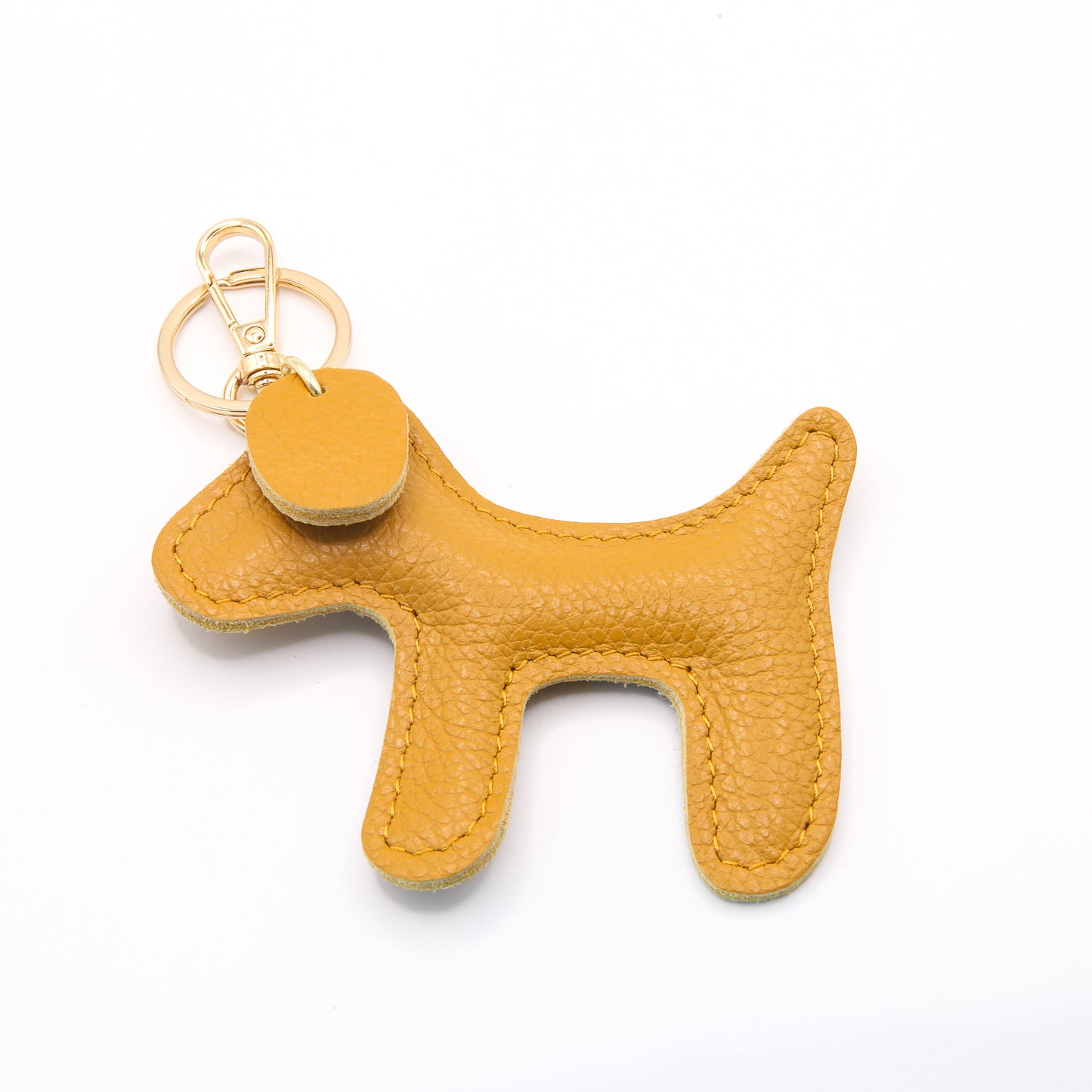 Hunde Keyring / Bag Charm (senfgelb)