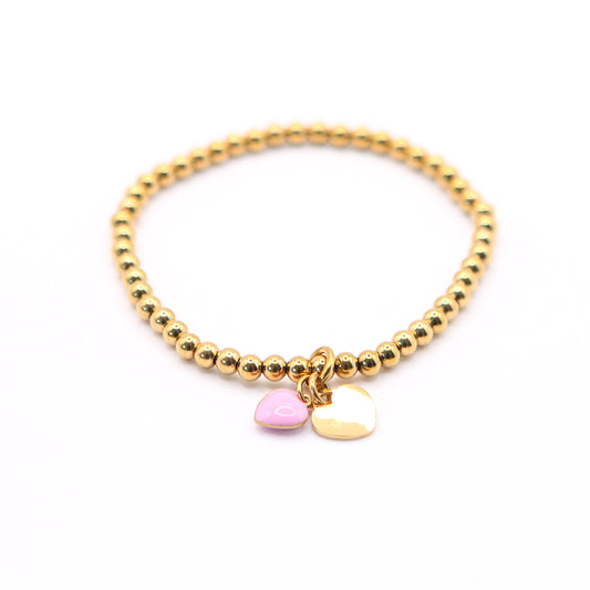 Armband "MIMILY" Herzl rosa