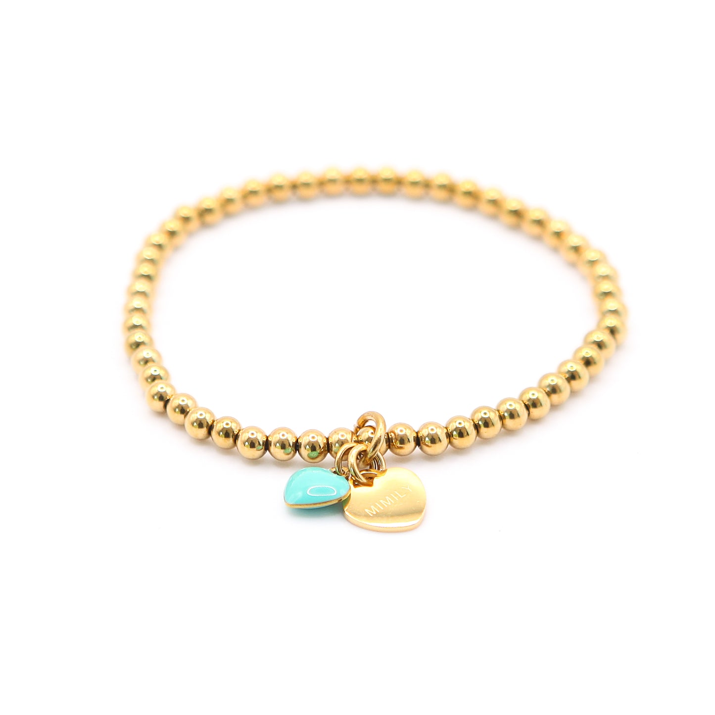 Armband "MIMILY" Herzl türkis