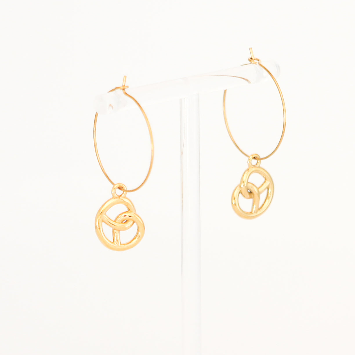 Ohrringe "Brezel Hoops"