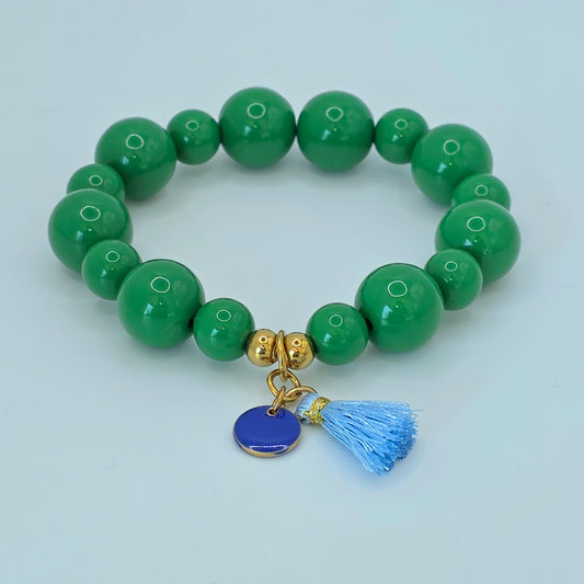 Armband Gr. S/M "Green Peas"