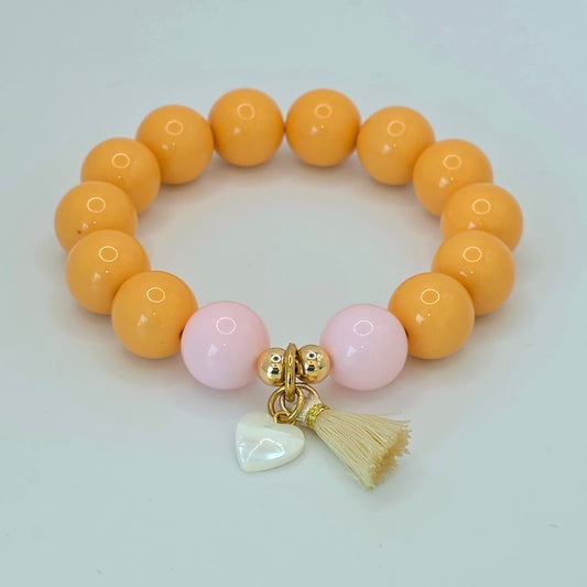 Armband Gr. S/M "Sweet Clementine"