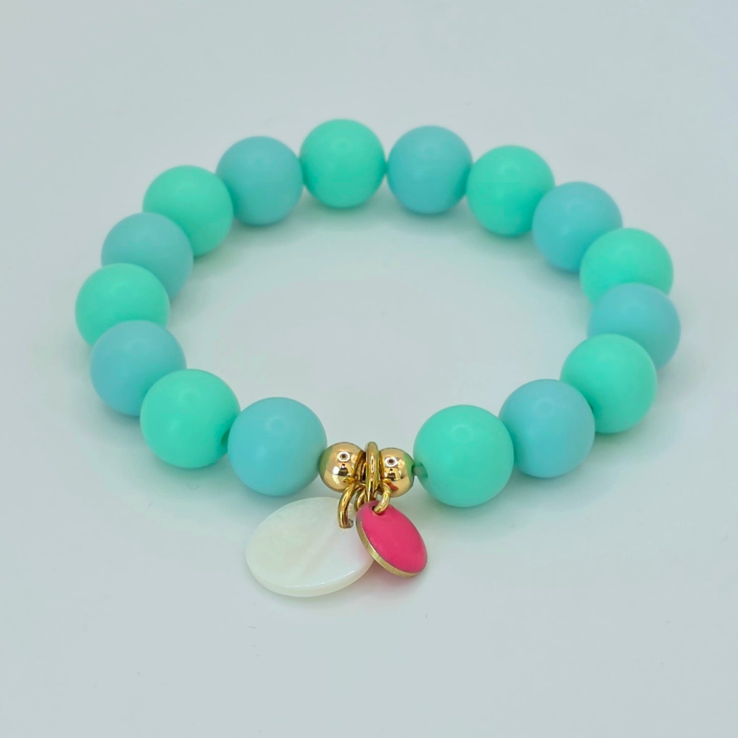 Armband Gr. S/M "Matt Türkis Water"