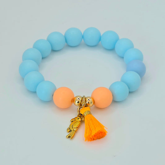 Armband Gr. S/M "Matt Pool Parrot"