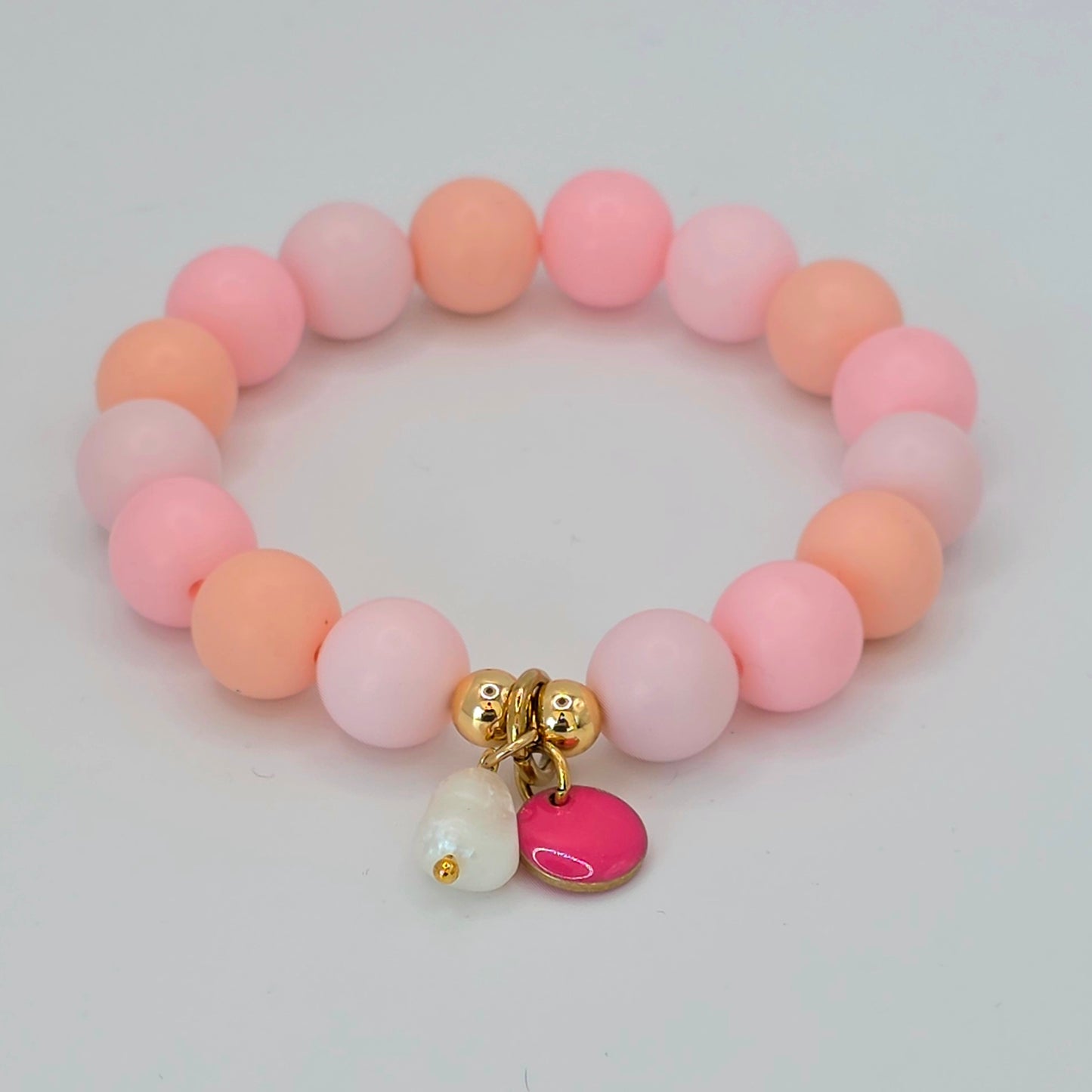 Armband Gr. S/M "Matt Blossom Rose"
