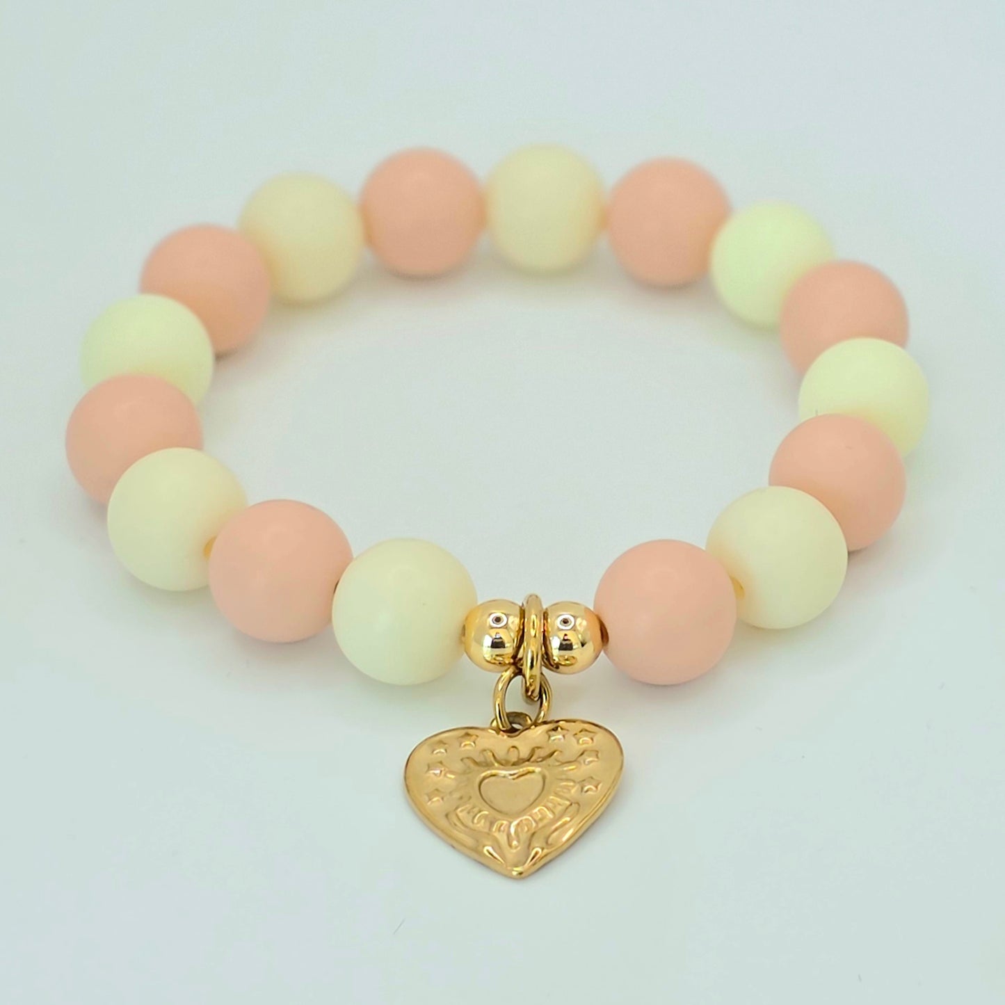 Armband Gr. S/M "Matt Rose Linen"
