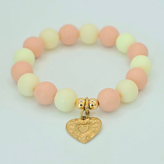 Armband Gr. S/M "Matt Rose Linen"