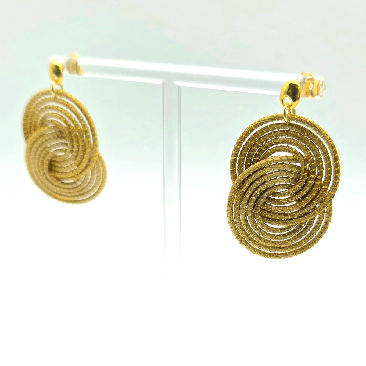 Ohrringe "Gold Gras" gold/gold