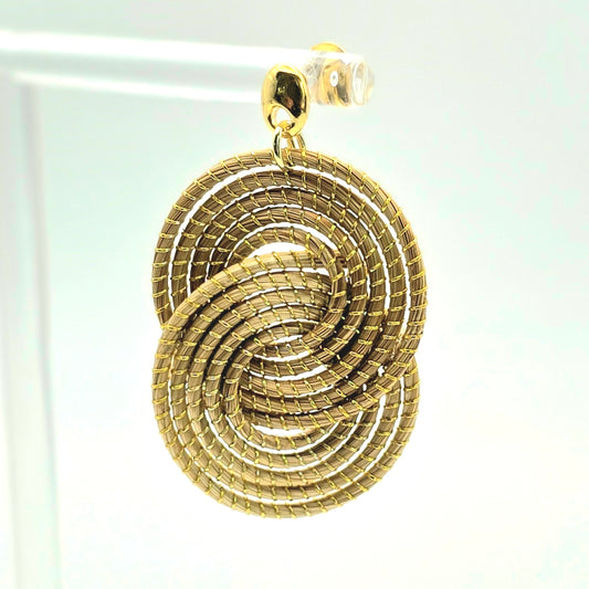 Ohrringe "Gold Gras" gold/gold