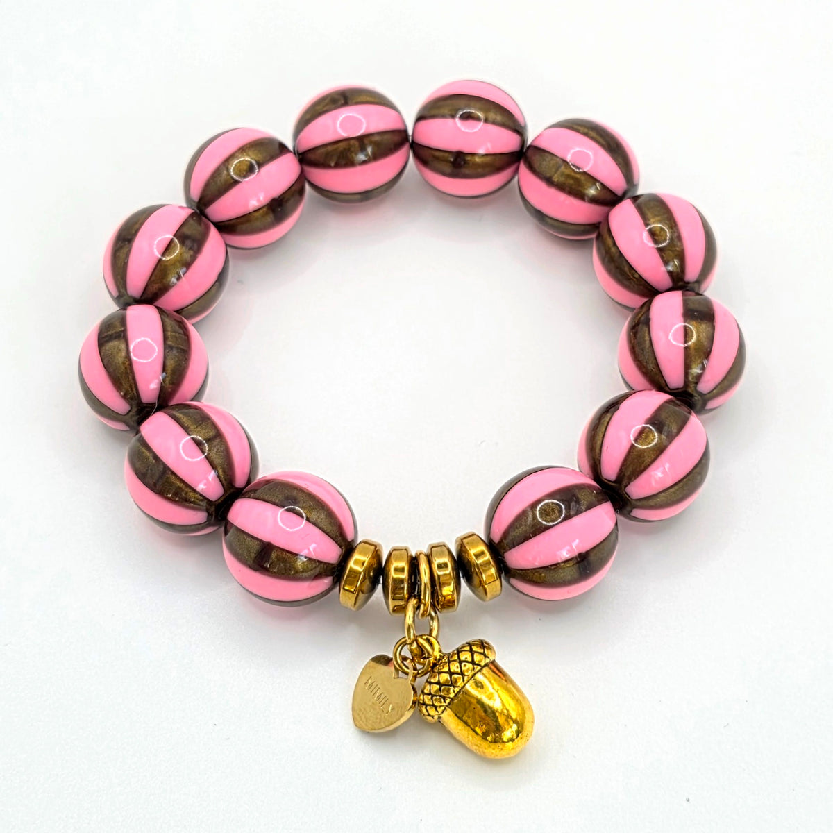 Armband Gr. S/M "Küsschen mit Nüsschen"