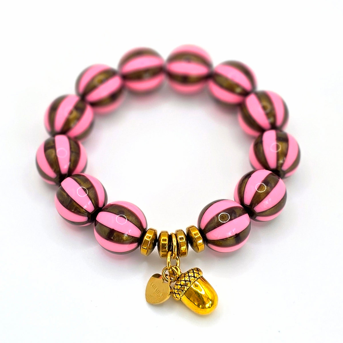 Armband Gr. S/M "Küsschen mit Nüsschen"