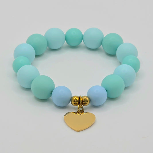 Armband Gr. M/L "Lush Türkis Matt"