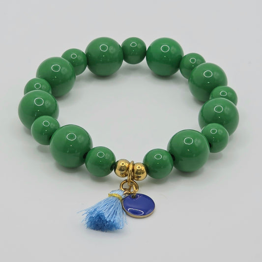Armband Gr. M/L "Green Peas"