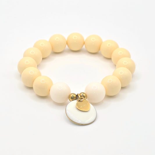 Armband Gr. M/L "Vanilla Cream"