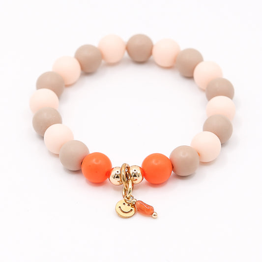 Armband Gr. S/M "little matt: happy beige"