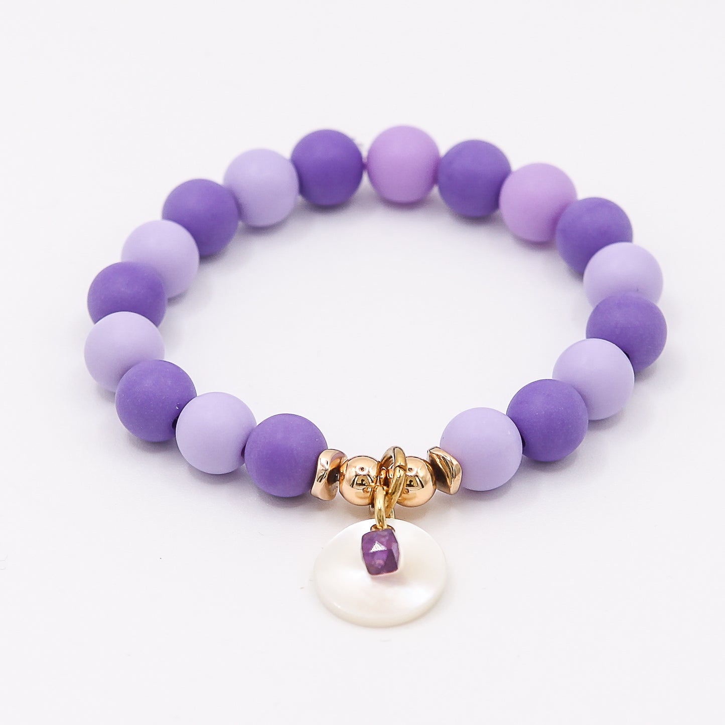 Armband Gr. S/M "little matt: purple"