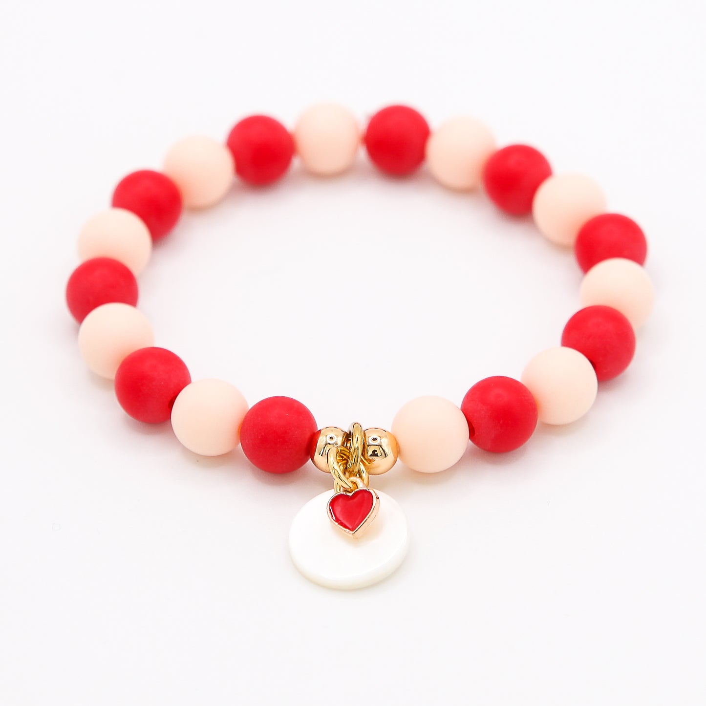 Armband Gr. M/L "little matt: red love"
