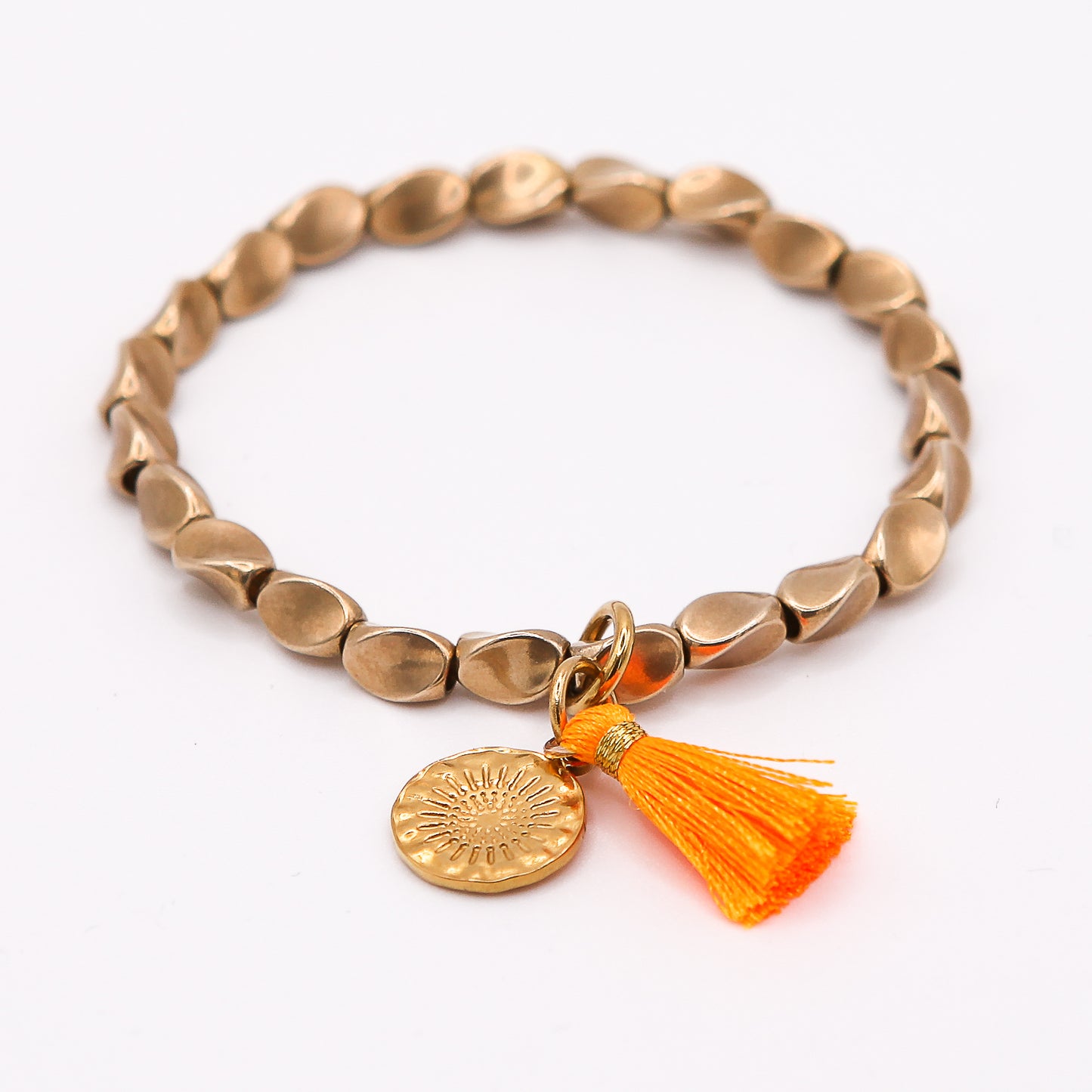Armband "Tibet Lucky Charm" Orange