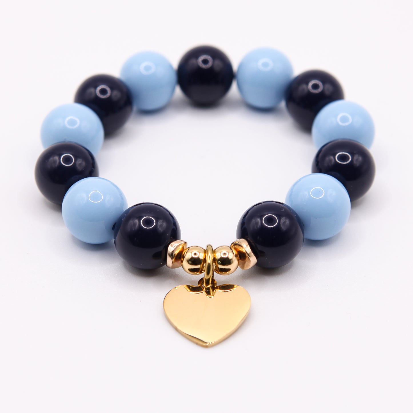 Armband Gr. S/M "Denim Heart"