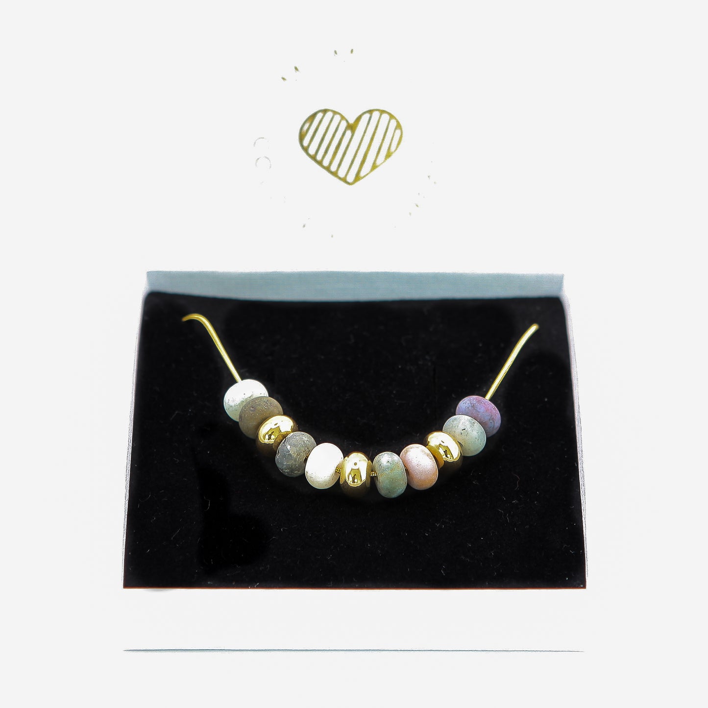 Halskette "Natural Donut Stones"