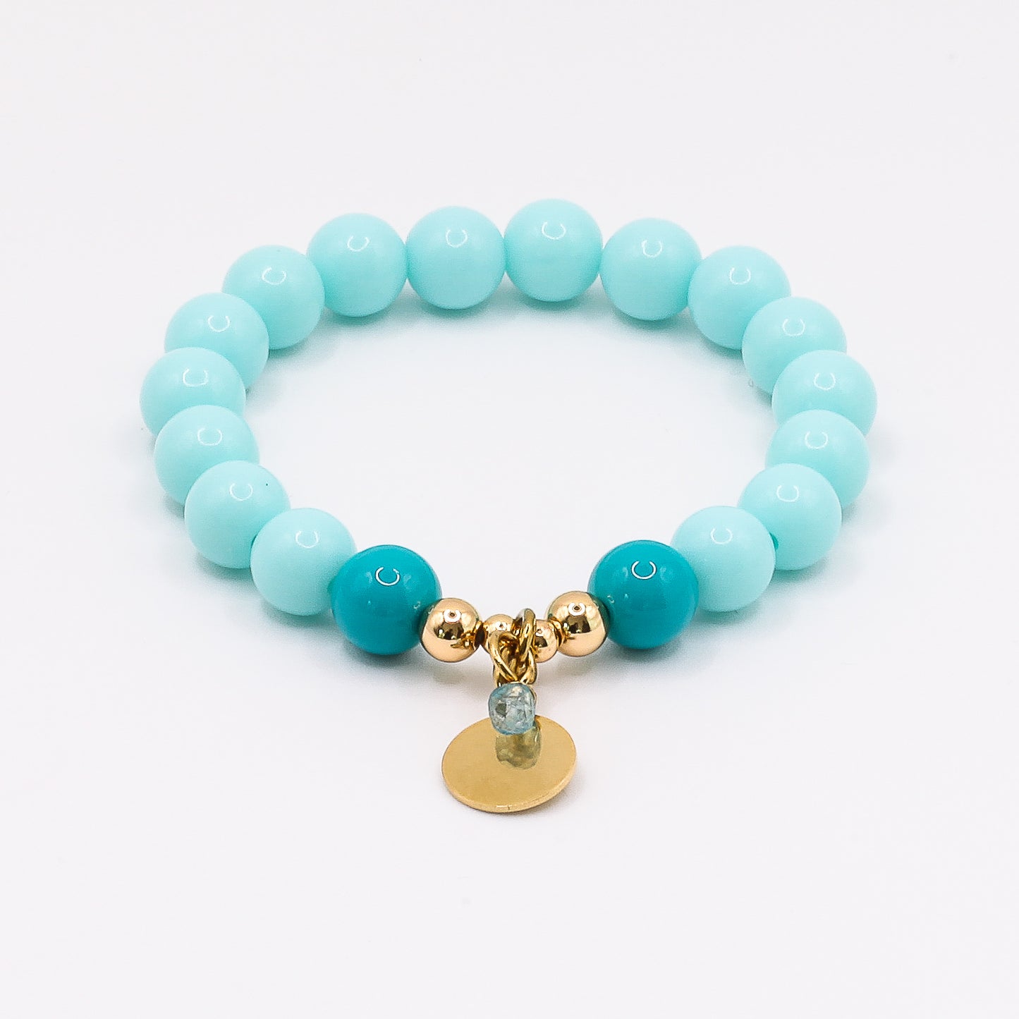 Armband Gr. S/M "little joy - blautürkis"