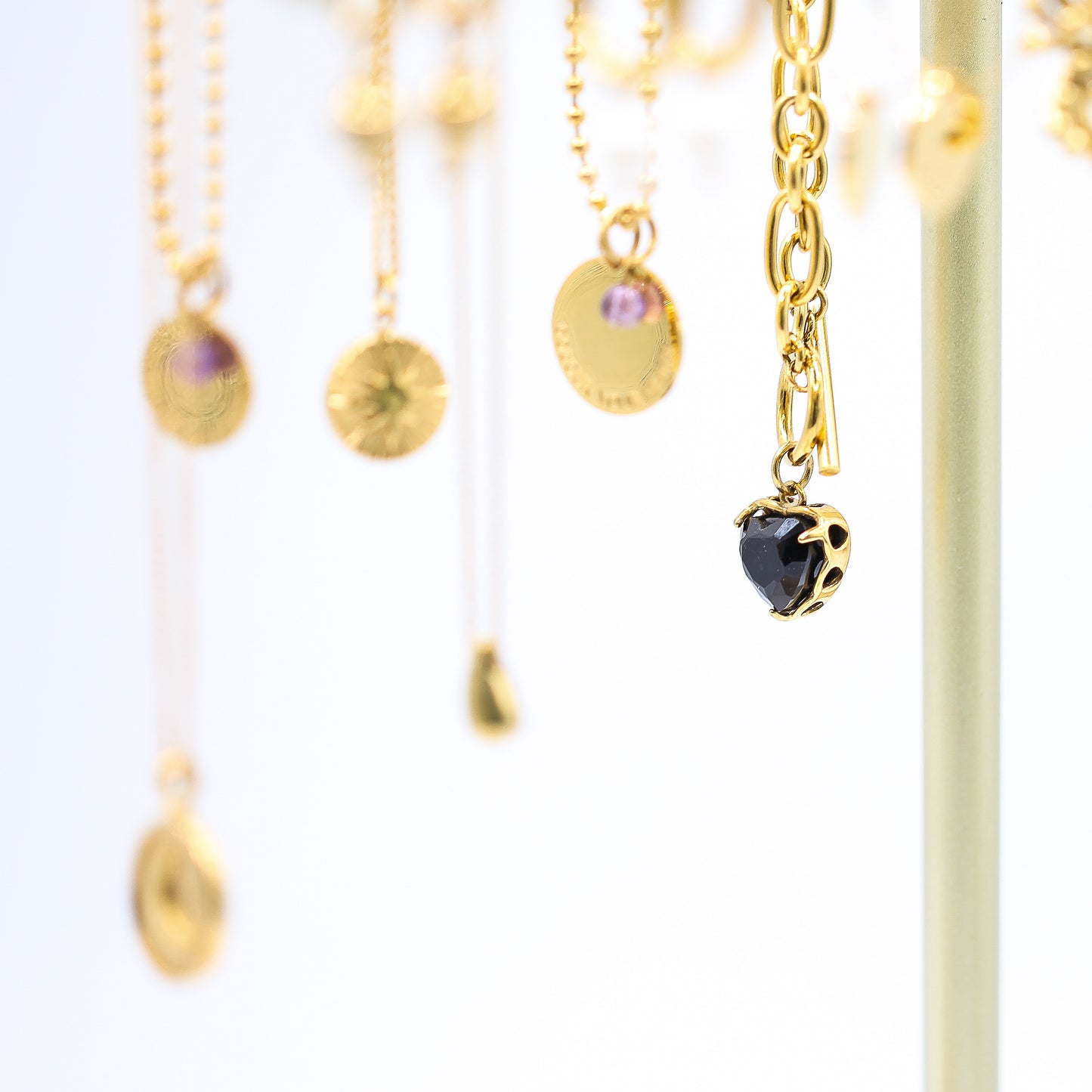 Halskette "Panzerkette Black Heart"