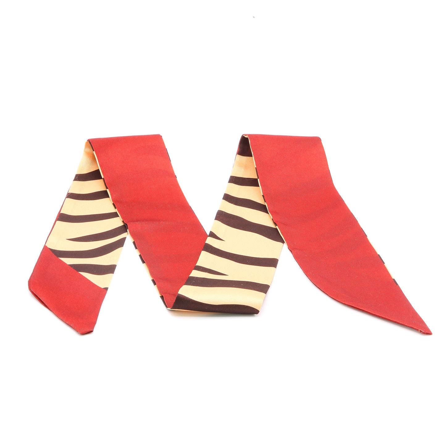 Bandana mit Zebramuster (mit Rot)