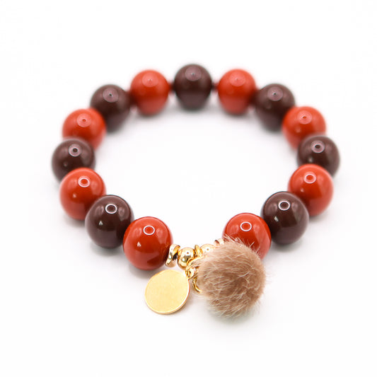 Armband Gr. M/L "Nuss Nougat"