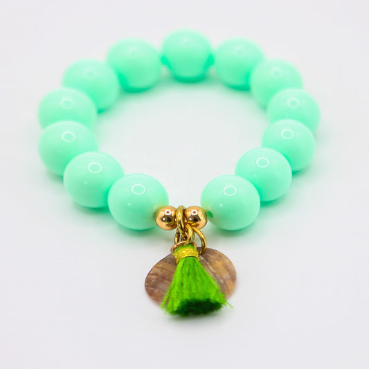 Armband Gr. S/M "Green Glow"