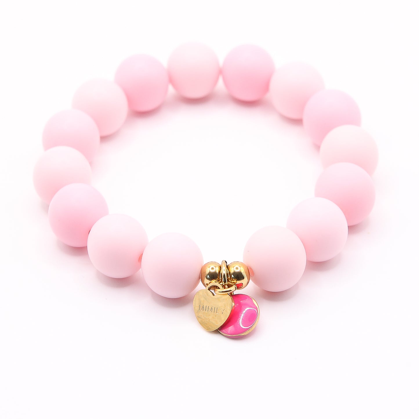 Armband Gr. M/L "Rosa Wolke"