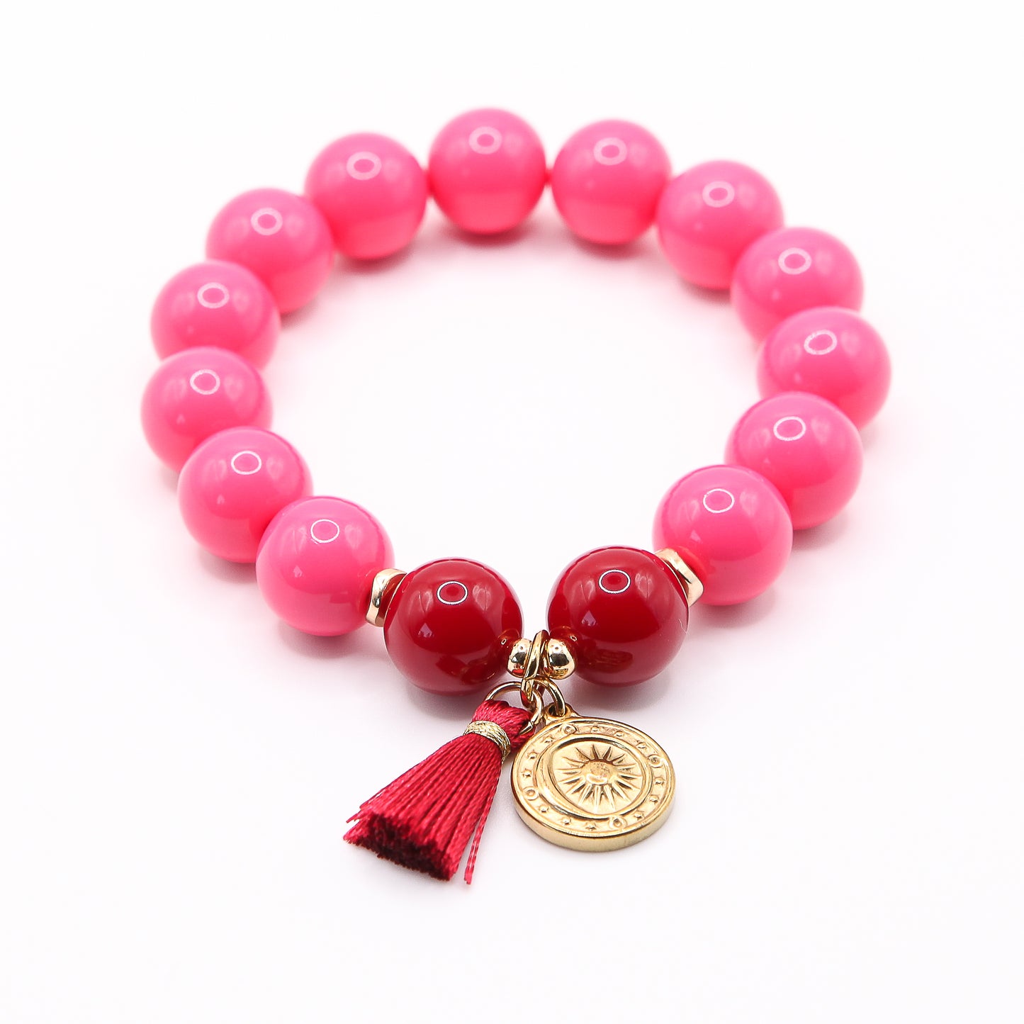 Armband Gr. M/L "Pink Cherry"