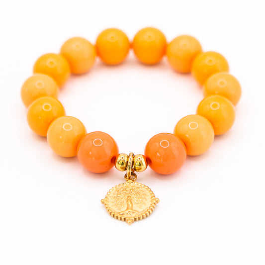 Armband Gr. M/L "Honigmelone"