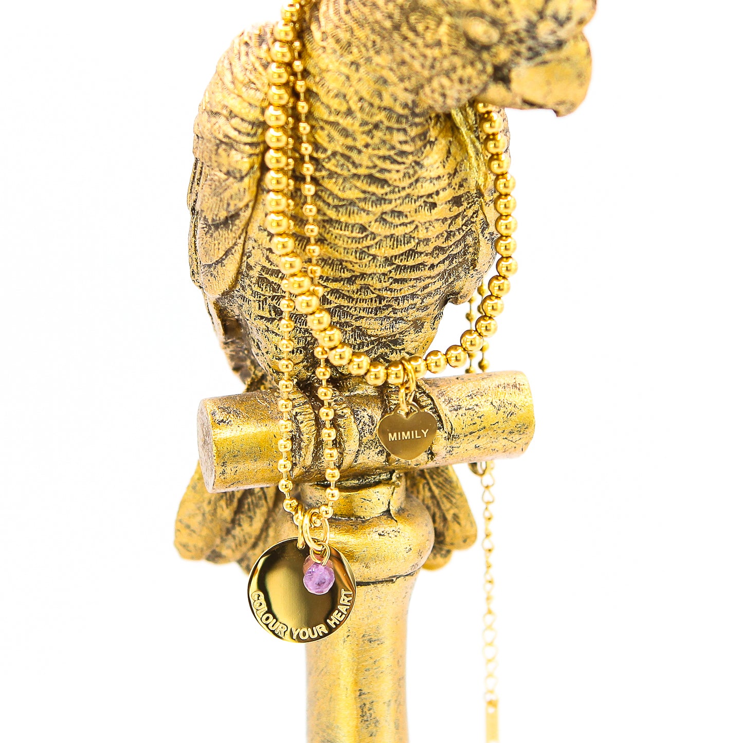 Armband "MIMILY Golden Heart 4 mm"