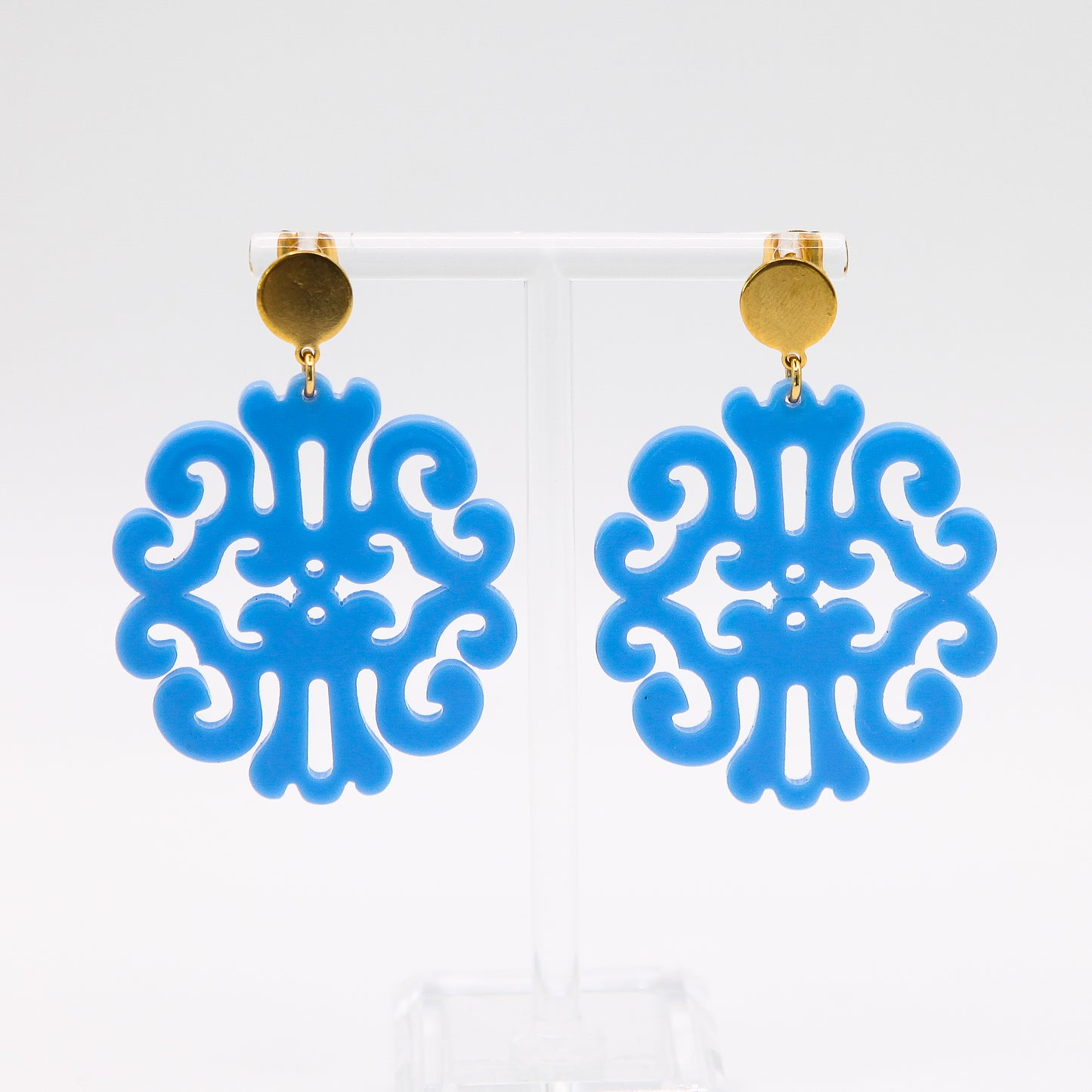 Ohrringe "Fun & Light" Himmelblau