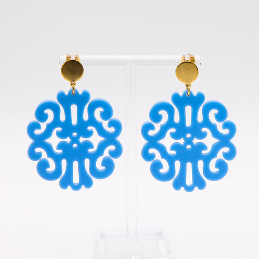 Ohrringe "Fun & Light" Himmelblau